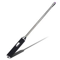 WISREMT USB Rechargeable Lighter, 360° Flexible Neck Windproof Flameless Kitchen Gas Stove Ignitor, Long Electric Arc Lighters for Outdoor Camping Grilling BBQ