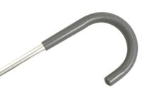 AlexOrthopedic Mobility Support Tourist Adjustable Aluminum Cane With Vinyl Handle Silver