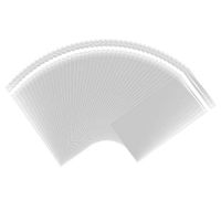Sannigora 200pcs 3x5 Small Clear Resealable Adhesive Cello/Cellophane Treat Bags - Self Sealing OPP Plastic Bag Great for Bakery Candy Cookies Birthday Party Favors and More