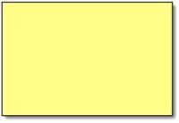 Single Flat Cards, 4" x 6" Yellow - 500 Flat Cards