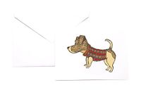 Jack Russell Terrier Sweater Stationery Note Card Set