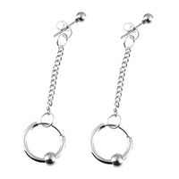 Men Women Stainless Steel Hoop Drop Dangle Tassel Studs Earrings for Party Best Jewerly Womens Bright Designer Novelty Pendant Prom Bangle Brides Comfortable