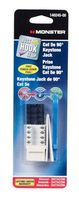 Monster Cable Keystone Jack Category 5e 8 Position, 8 Conductor Almond 1 / Pack