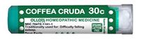OLLOIS Organic Lactose-Free, Coffea Cruda 30C Pellets, 80 Count for Difficulty Falling Asleep