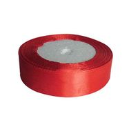 XKSIKjian's Gift Wrapping Supplies, 1Inch Wide Color Satin Ribbon Sewing 25Yards Supply Wedding Festival Birthday Party DIY Gift Wrap Decor - Red