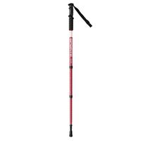 Crutches Trekking Poles Telescopic Sticks Hiking Climbing Equipment Aluminum Alloy Walking Multi-Function (Color : Red, Size : 60cm)