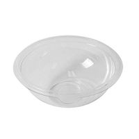B-KIND Bundle of Clear Round PET Plastic Salad Bowls with Lids - Pack of 50 (16oz)