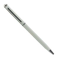 White Crystal Pastel Ballpoint Pen - MADE WITH SWAROVSKI ELEMENTS