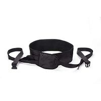 Fushida Safety Gait Belts Bed Transfer Board Non-Slip Durable Cushion Standing Aids and Supports High Qualiity Compound Fabric Band(Black)