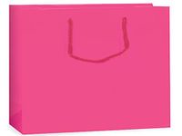 HOT PINK MATTE Gift Bags VOGUEMINI-PK 16x6x12" 3 unit, 10 pack per unit.