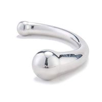 Handheld Personal Massager Waterproof Metal Massage Stainless Steel Wand Massor (Silver (690g))