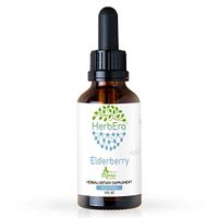 Elderberry A60 Alcohol Herbal Extract Tincture, Super-Concentrated Organic Elderberry (Sambucus Nigra) Dried Berry (2 fl oz)