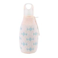 Raylans Silicone Hot Water Bag with Knit Cover for Pain Relief Hot Cold Therapy (Gift for Birthday,Winter)