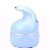JMung Electric Scalp Massager Head Massager Water Wave Function Cervical Spine USB Charging Roller 3D Scalp Massaging Device,Blue