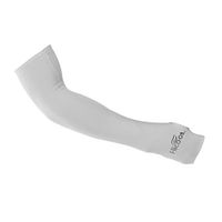 Kseey Anti-UV Ice silk Arm Sleeve with Hand Cover with Thumb Holes Cover Cycling Sun Protective Sleeves-1 Pair grey