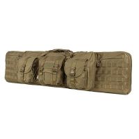 VISM by NcStar CVDC2946T-46 Deluxe Double Rifle Case, Tan, 46" L x 13" H