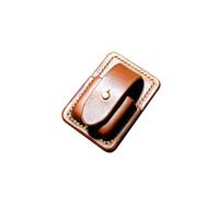 Handmade Leather Lighter case Genuine Full Grain Cowhide Pouches Protective Sleeve Holder (Brown)