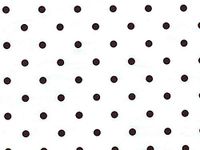 Black & Gold Polka Dots White Art DIY Crafts Tissue Paper for Gift Wrapping 20"X30" 5 Sheets