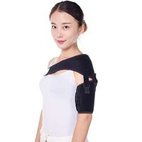 HELIALTH Compression Shoulder Support Brace, for Rotator Cuff Shoulder Tear Injury AC Joint Dislocation Prevention and Recovery | Left or Right Arm,Leftshoulder