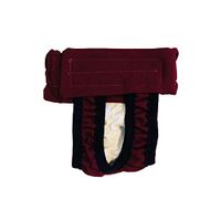 Barkertime Cat Diaper Made in USA - Burgundy Washable Cat Diaper Pull-up, M for Spraying Cat, Piddling Cat, Incontinent Cat - Allows for Defecating Outside
