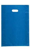 Large Plastic High Density Merchandise Bags in Blue 15 x 4 x 24 Inch - 1000 Pc
