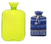 Hot water bottle Hot water bottle red Children hot water bottle Hot water bottle pvc Hot water bottle explosion-proof.8l-redQ