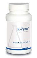 Biotics Research K-Zyme™ Potassium, 99 mg, Supports Cardiovascular Function, Electrolyte Balance, Nerve Transmission, Muscle Activity, Superoxide Dismutase, Catalase. 100 Tablets