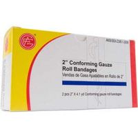 Gauze Roll Bandages, 2" x 4.1 yds, 2 pcs/Box - Pkg Qty 5, (Pack of 5) (9999-0501)