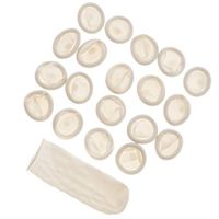 20pcs Disposable Latex Rubber Finger Cots Sets Fingertips Protector Gloves