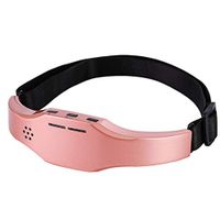 Electric USB Rechargeable Head Massager Forehead Brain Relaxation for Stress Relax Improve Sleep Health Headache Eliminator (Rose Gold)