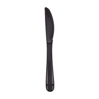 Karat U2061B PP Premium Extra Heavy Weight Knives - Black (Case of 1000)