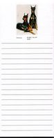 Doberman Pinscher Magnetic List Pads - Set of 2