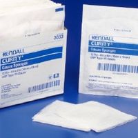 8901462 PT# 397110 Sponge Gauze Curity LF St 100% Cotton 4x4" 12 Ply 10's 100/Bx Made by Covidien