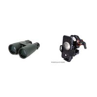 Celestron 71336 Nature DX 12x56 Binocular (Green) with Universal Smartphone Adapter