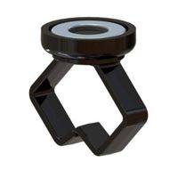 MagDaddy - 3/4" Zip Daddy, 10lb Rating Cable Holder 10 piece pack BLACK
