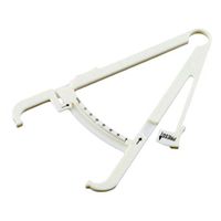 Personal Body Fat Tester Kit SUJING Body Fat Caliper Skin Analyzer Measure Charts Fitness Slim Keep Health Tester (White)