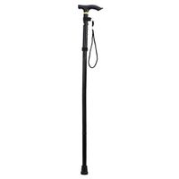 XIHAA Four Section Ultra-Light Aluminum Alpenstock Walking Adjustable Foldable Anti-Shock Anti-Skid Red Blue Black Optional,Red