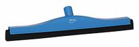 Vikan 20"W Straight Double Foam Rubber Floor Squeegee Without Handle, Blue Blue 77533-1 Each