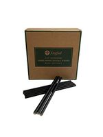 Kingseal Disposable Paper Cocktail Straws, Stirrers, Unwrapped, 5.75 Inch Length x 6mm Diameter, Black,"Jumbo" Size, Biodegradable, Earth Friendly, Bulk Pack - 500 Straws per Box