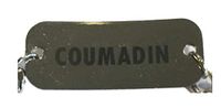 Coumadin Stainless Steel Medical ID Bracelet or Necklace by (Bracelet)
