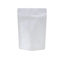 AwePackage 2 oz Stand up Zipper Pouch Bag - FDA and USDA Compliant Heavy Barrier 4X6X2 Inch (50, Matte White)