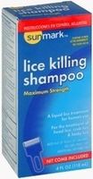 Lice Shampoo sunmark 4 oz. Bottle