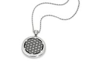 Unisex Essential Oil Diffuser Necklace – Aromatherapy Jewelry - Hypoallergenic 316L Surgical Grade Stainless Steel, 24” Rope Chain + 9 Washable Insert Pads