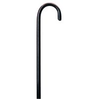 Carex Round Handle Walnut Finish Wood Cane - Walking Cane with Rubber Tip - Fashionable, Traditional Style Walking Stick for Men & Women, 36" Height, 7/8" Diameter, Black