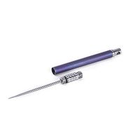 Xigeapg Titanium Alloy Outdoor EDC Toothpick Bottle Fruit Fork Camping Tool Titanium Toothpick Lightweight Portable Multi Purple