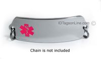 SULFA Allergy Medical ID Alert Tag with Embossed Emblem from Stainless Steel.