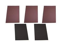 (5) 8" x 11" Match Strike Paper Striker Sheet Adhesive Back Survival Emergency Brown (2 Dark Gray - 3 Brown)