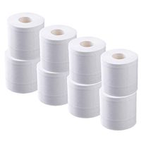 8 Rolls White Toilet Papers - Professional Soft & Silky 3-Ply Toilet Paper, Enviro Friendly Recycled