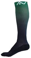 A-Swift Compression Socks Women & Men 20-30mmhg - Suits Nurses, Maternity Pregnancy - Below Knee High (Gradient Green, Medium)