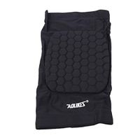 HAOWANG Leg Wraps Anti-Collision Knee Support Sponge Pad Brace Soccer Sport Mountaineering Equipment Accessories Supplies Black L Size